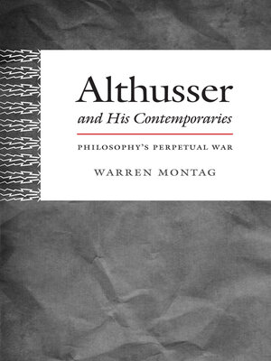 cover image of Althusser and His Contemporaries
